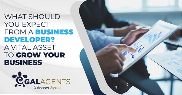 What should you expect from a business developer by Galagents banner