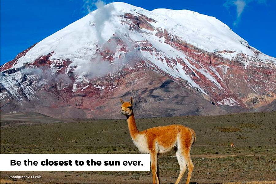 Be the closest to the sun ever Chimborazo volcano by Galagents