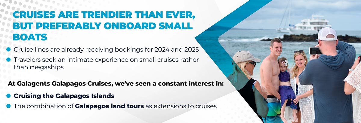 Cruises are trendier than ever but preferably onboard small boats