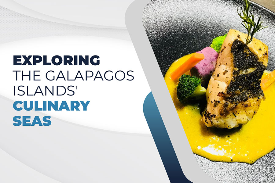 Exploring the Galapagos Islands culinary seas bw